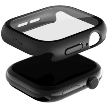 Uniq Nautic Apple Watch 11 / Watch 10 46mm műanyag tok, IP68 por-és cseppálló kijelzővédelemmel, fekete kép