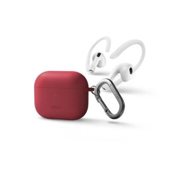 Uniq Nexo Apple Airpods (3. gen) tok fülkampóval, korall kép