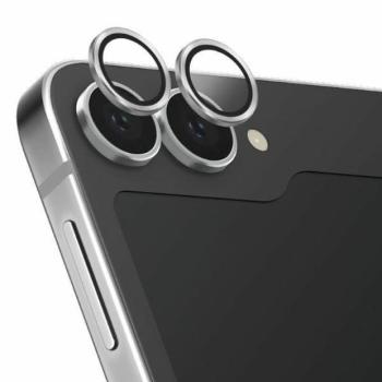 UNIQ Optix alumínium kamera lencse védő üveg fehér szegéllyel Samsung Galaxy Z Flip6 F741 kép
