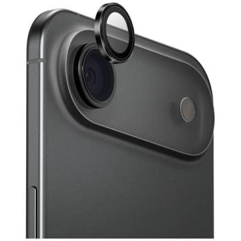 UNIQ Optix Aluminum Camera Lens Protector kamera lencse védő fólia fekete szegéllyel applikátorral iPhone Air kép