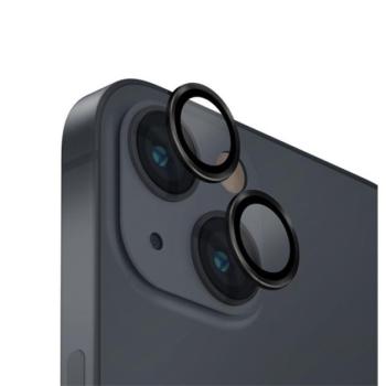 Uniq Optix Apple iPhone 14/14 Plus tempered glass kamera védő üvegfólia, fekete kép