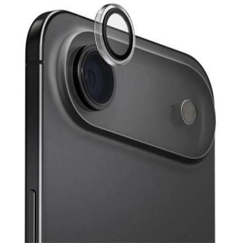 Uniq Optix Apple iPhone Air (2025) tempered kameralencse-védő üvegfólia felhelyező kerettel, átlátszó kép