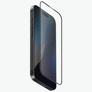 Uniq Optix Matte Apple iPhone 16 Plus tempered glass kijelzővédő üvegfólia felhelyező kerettel, fekete kép