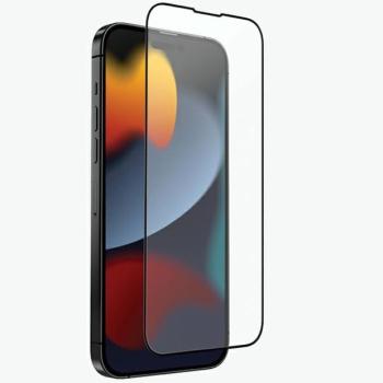 UNIQ Optix Matte edzett üveg applikátorral iPhone 14  kép