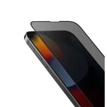 Uniq Optix Privacy Apple iPhone 16e / 13 / 14 / 13 Pro tempered glass teljes kijelzős kijelzővédő üvegfólia kép