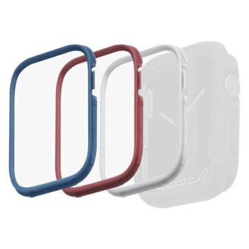 UNIQ ramki do Moduo 3 az 1-ben Apple Watch Series 4/5/5/6/7/8/9/SE/SE2 44/45mm Kék-Vörös-Fehér tok kép