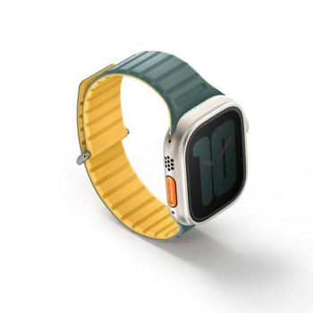 UNIQ Revix Evo szíj Apple Watch 42 / 44 / 45 / 49 mm - zöld-sárga kép