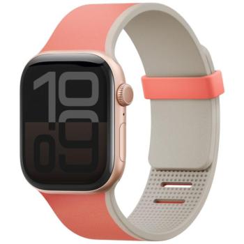 Uniq Revix IV Premium Apple Watch 42/41/40mm mágneses szíj, rózsaszín-bézs kép