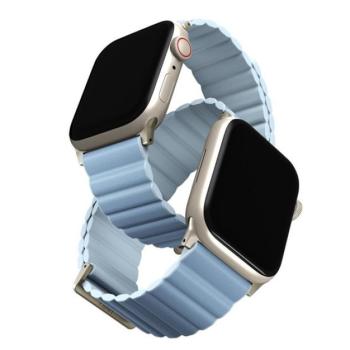 Uniq Revix Premium mágneses szilikon szíj Apple Watch 38/40/41mm, arctic kék kép