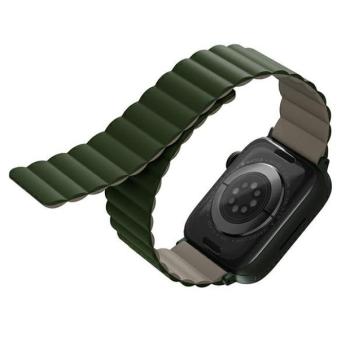 UNIQ Revix szíj Apple Watch 42 / 44 / 45 / 49 mm - zöld-szürke kép