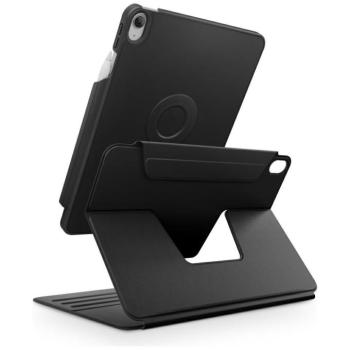 Uniq Rovus 360 Apple iPad 11 2025 / iPad 10.9 2022 mágneses tok kitámasztóval, 360 fokban forgatható, fekete kép