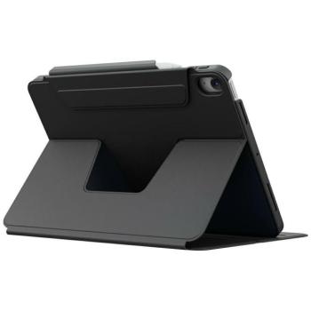 Uniq Rovus 360 Apple iPad Air 13 (2024 / 2025) mágneses tok kitámasztóval, 360 fokban forgatható, fekete kép