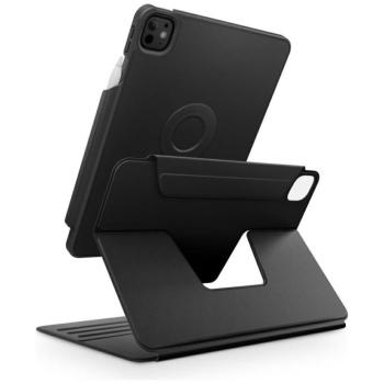 Uniq Rovus 360 Apple iPad Pro 11 2024 / 2025 mágneses tok kitámasztóval, 360 fokban forgatható, fekete kép