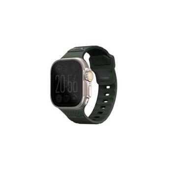 Uniq Stride KFM Apple Watch 41/40/38mm gumis szilikon szíj, khaki/zöld kép