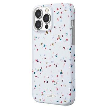 UNIQ Tok Coehl Terrazzo iPhone 13 Pro Max 6,7&quot; fehér tok kép