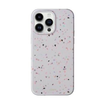 UNIQ Tok Coehl Terrazzo iPhone 14 Pro 6,1&quot; homokkő színű tok kép