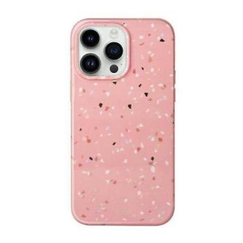 UNIQ Tok Coehl Terrazzo iPhone 14 Pro Max 6,7&quot; korall rózsaszín tok kép