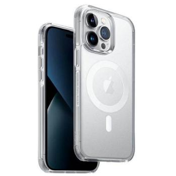 UNIQ Tok Combat iPhone 14 Pro 6,1&quot; Magclick Charging áttetsző tok kép