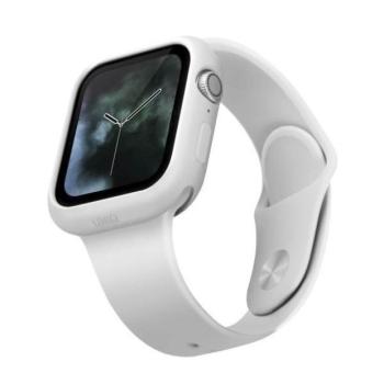 UNIQ Tok Lino Apple Watch Series 4/5/6/SE 44mm. védőfólia fehér kerettel kép