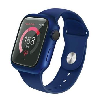 UNIQ Tok Nautic Apple Watch Series 4/5/6/SE 40mm védőfólia kék kerettel kép