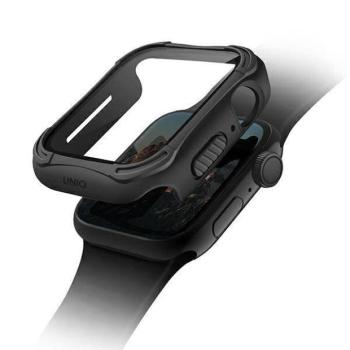 UNIQ Tok Torres Apple Watch Series 4/5/6/SE 40mm. védőfólia fekete kerettel kép