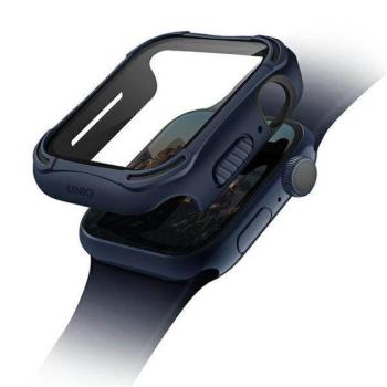 UNIQ Tok Torres Apple Watch Series 4/5/6/SE 40mm. védőfólia kék kerettel kép