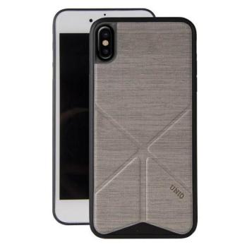 UNIQ Tok Transforma Ligne iPhone X/Xs szürke tok kép