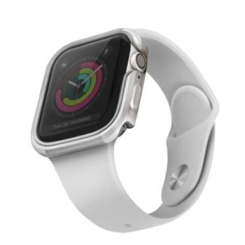 UNIQ Tok Valencia Apple Watch Series 4/5/6/SE 40mm. védőfólia ezüst kerettel kép