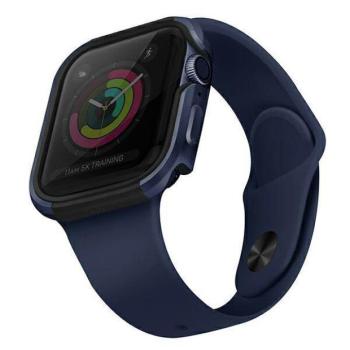 UNIQ Tok Valencia Apple Watch Series 4/5/6/SE 40mm. védőfólia kék kerettel kép