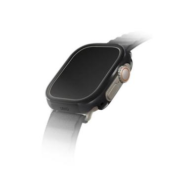 Uniq Valencia Apple Watch UItra 2/1 (49mm) aluminium tok, fekete kép