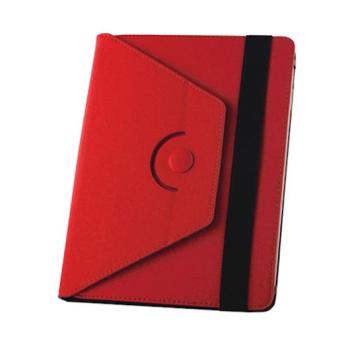 Univerzális 10&quot; 360°-os piros tablet könyvtok kép