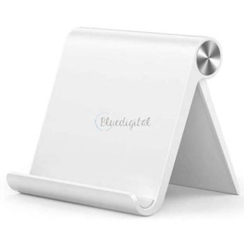 Univerzális asztali állvány telefon vagy tablet készülékhez - fehér kép
