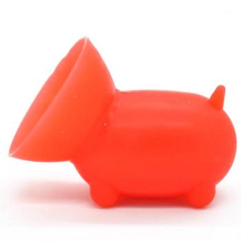 Univerzális asztali tartó, kitámasztó, telefonra tapasztható, piros kép