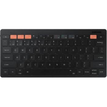Univerzális bluetooth billentyűzet, v5.0, QWERTY, angol nyelvű, Samsung Smart Keyboard Trio 500, fekete, gyári kép