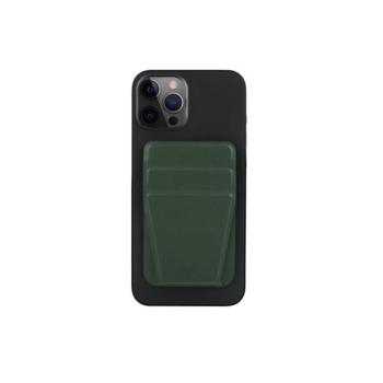 Univerzális kártyatartó, mágneses, asztali tartó funkció, Uniq Lyft, zöld kép