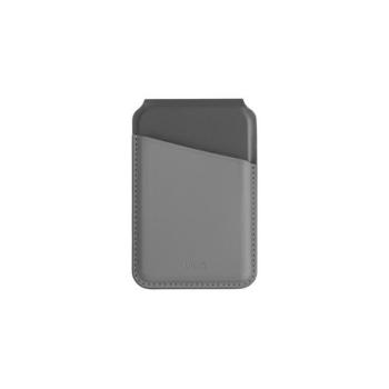 Univerzális kártyatartó, mágneses, RFID blokkoló, asztali tartó funkció, Uniq Lyden DS, szürke/fekete kép