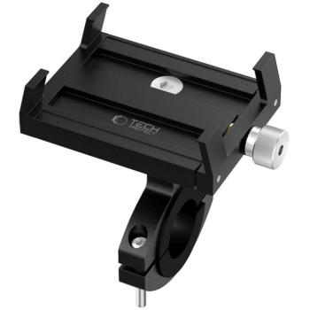 Univerzális, kerékpáros / biciklis tartó, 62 - 105 mm-es készülékekhez, kormányra szerelhető, 360°-ban forgatható, TP V4 Bike, fekete kép