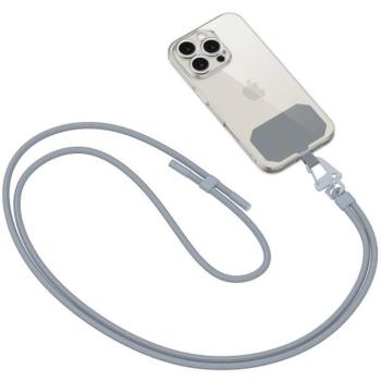 Univerzális Nyak- és vállpánt, telefonokhoz, 80 cm, TP C5s Crossbody Strap, szürke kép