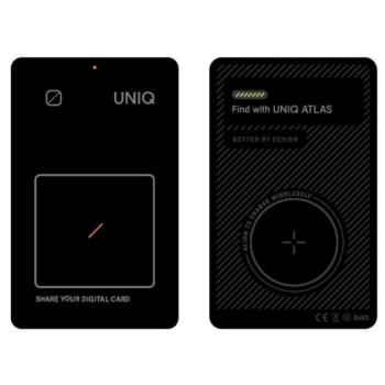 Univerzális nyomkövető, kártya olvasó, NFC, Uniq Atlas, szürke kép