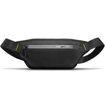 Univerzális sport övtáska, zárható, vízálló, RFID technológiával, Spigen Life WaistBag KD440, fekete kép