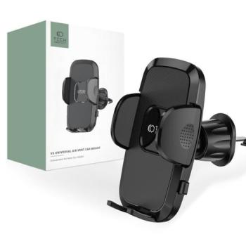 Univerzális szellőzőrácsba illeszthető autós tartó - Tech-Protect V3 Universal Air Vent Car Mount - fekete kép
