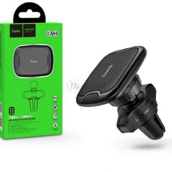 Univerzális szellőzőrácsba illeszthető mágneses PDA/GSM autós tartó - HOCO CA65 Super Magnetic Holder - fekete kép