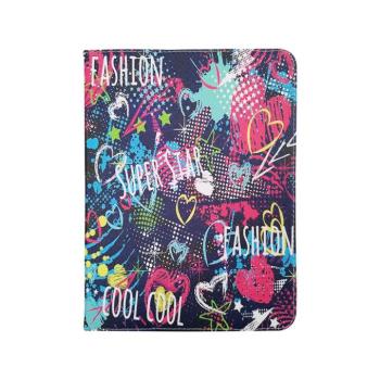Univerzális tablet könyvtok, 9&quot;-10&quot;, Graffiti girl kép