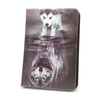 Univerzális tablet könyvtok, mintás, 9&quot;-10&quot;, Little Wolf kép
