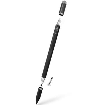 Univerzális toll, (bármilyen kapacitív kijelzőhöz), USP200 3-TIP Stylus Pen, fekete kép