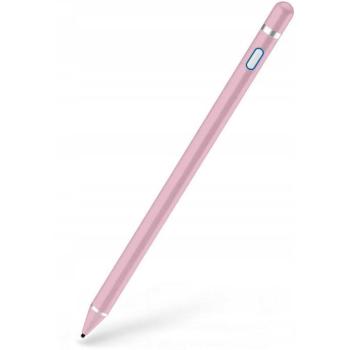 Univerzális toll, műanyag, (bármilyen kapacitív kijelzőhöz), Active Stylus Pen, rózsaszín kép
