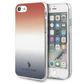 US Polo USHCI8TRDGRB iPhone 7/8/SE 2020 / SE 2022 kék és piros Gradient Pattern Collection tok kép