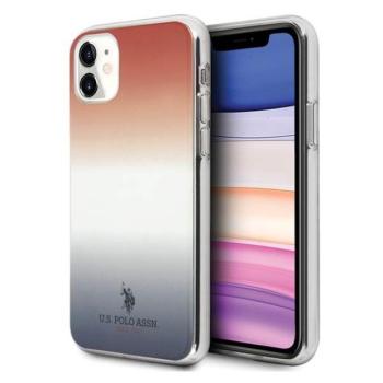US Polo USHCN61TRDGRB iPhone 11 kék és piros Gradient Pattern Collection tok kép