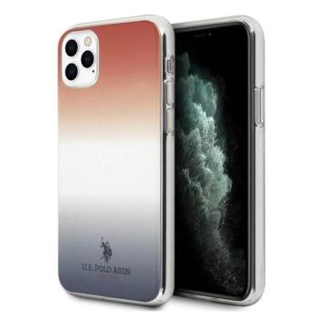 US Polo USHCN65TRDGRB iPhone 11 Pro Max kék és piros Gradient Pattern Collection tok kép