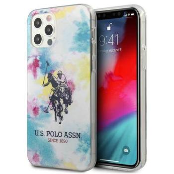 US Polo USHCP12LPCUSML iPhone 12 Pro Max 6,7&quot; többszínű, Tie &amp; Dye Collection tok kép